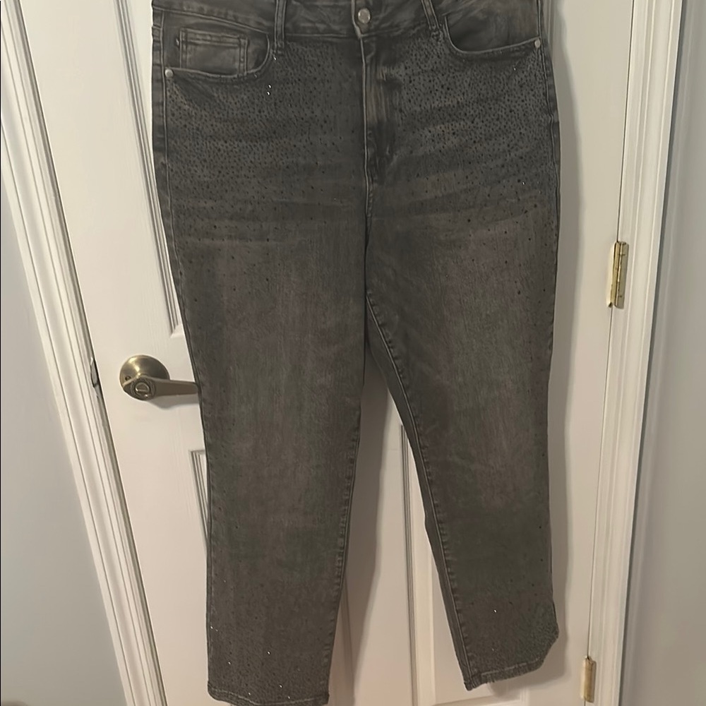 Judy Blue Charcoal Ankle Jeans